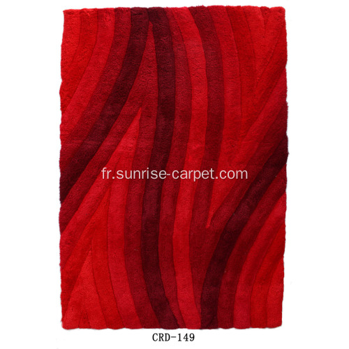 Tapis 3D en microfibre doux